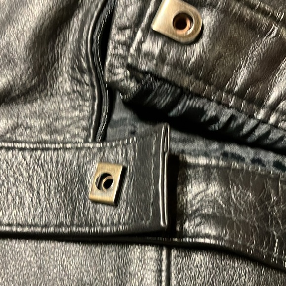 Leather skirt vintage custom - Picture 6 of 7